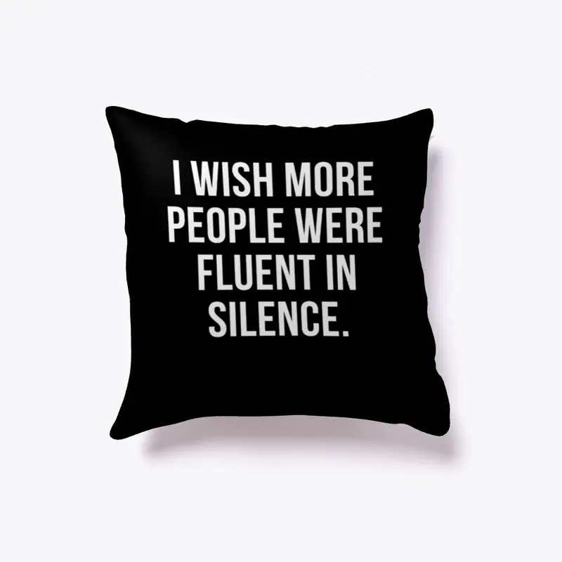 fluent in silence